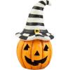 Mud Pie Witch Lantern, Pumpkin, 8.25″ x 3.75″(Pumpkin)