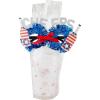 Mud Pie Women’s 4Th Of July Party Cup Set, White