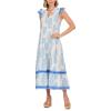 Mud Pie Women’s Chapman Maxi Dress(Blue)