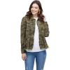 Mud Pie Women’s Denim Peplum Jacket(Green)