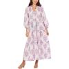 Mud Pie Women’s Farris Maxi Dress(White)