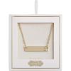 Mud Pie Women’s Initial BAR Necklace(K)