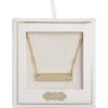 Mud Pie Women’s Initial BAR Necklace(R)