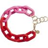 Mud Pie Women’s Link Bracelet, Pink, One Size