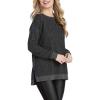 Mud Pie Women’s Long Sleeve, Black, Medium