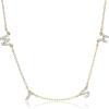 Mud Pie Women’s Sentiment Word Necklace, Wish, 16″