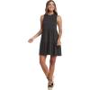 Mud Pie Women’s Tully Tiered Dress(Black)
