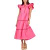 Mud Pie Womens Women’s Pia RIC Rac Dress(Pink)