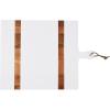 Mud Pie Wooded Square Board,White, 23 1/4″ x 16 3/4″