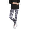Mud Pie Ziggy Womens High-Waisted Leggings(Black Tie Dye)