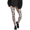 Mud Pie Ziggy Womens High-Waisted Leggings(Tan Leopard)