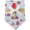 Mud Pie baby-boys Bib & Spoon Set(Fire Truck)