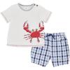 Mud Pie baby-boys Short SetMud Pie Short Set(Crab)