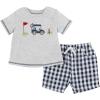 Mud Pie baby-boys Short SetMud Pie Short Set(Grey)