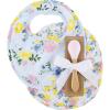 Mud Pie baby-girls Bib & Spoon Set(Blue Floral)
