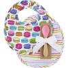 Mud Pie baby-girls Bib & Spoon Set(Macaron)