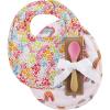 Mud Pie baby-girls Bib & Spoon Set(Rainbow)