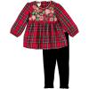 Mud Pie baby-girls Casual(Tartan)