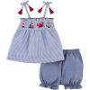 Mud Pie baby-girls Short Set(Sail)