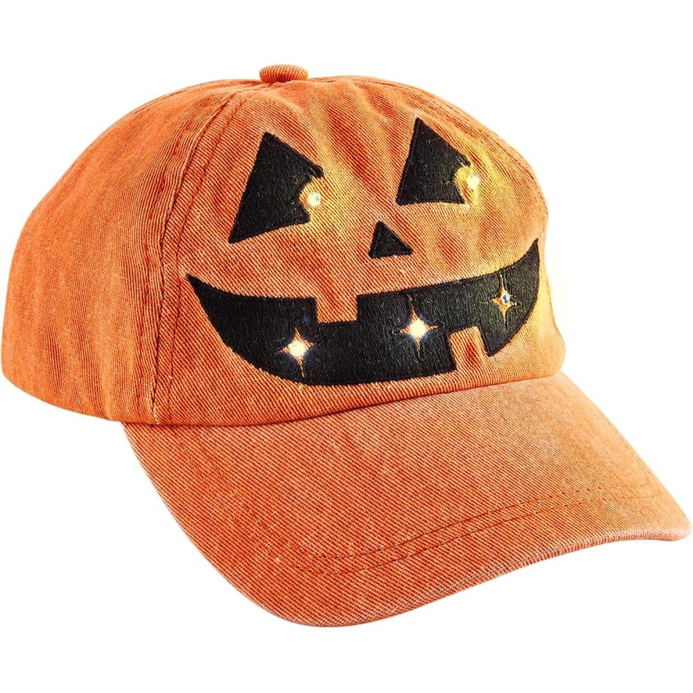 imageMud Pie Toddler Light Up Hat Pumpkin