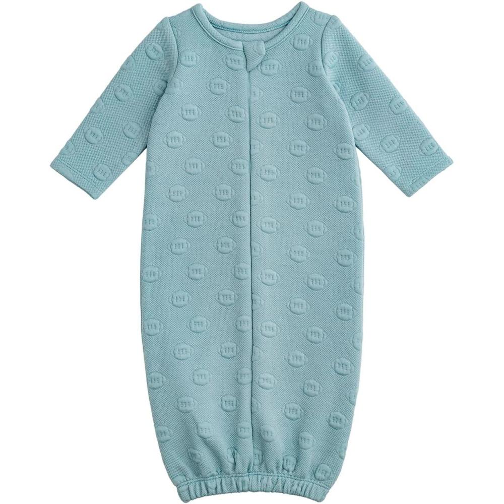 imageMud Pie Baby Kids Boy Football Gown Blue