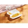 Mud Pie 3/4″ x 9 1/2″ | skewer 2 1/4″ Ceramic Corn Platter Set, White