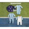 Mud Pie Baby Kids Boy Football Gown, Blue