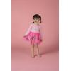 Mud Pie Girls Girls Sequin Football Tutu Dress(Pink)