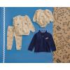 Mud Pie baby-boys Boy Football Print Two-piece Jogger Set(Brown)