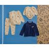 Mud Pie baby-boys Boy Football Print Two-piece Jogger Set(Brown)