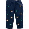 Mud Pie Baby Boys Football Schiffly Pants Navy (6-9M), 6-9 Months