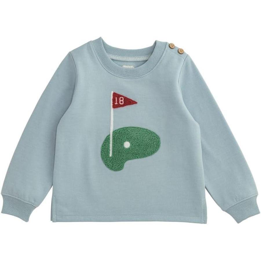 imageMud Pie Boys Kids Golf PulloverBlue