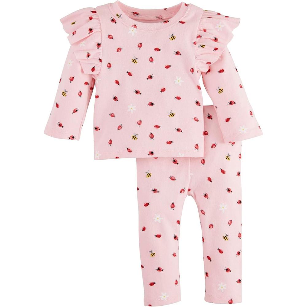 imageMud Pie Childrens Ladybug Pant Set 36M