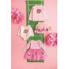 Mud Pie Baby Girls Kids Baby Girl Stripe Sequin One-piece Bubble(Pink)