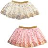 Mud Pie Girls Mud Pie Kids Gold Sequin Tutu(Pink)