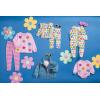 Mud Pie baby-girls Mud Pie Baby Girl Flower Sweatshirt Bubble(Pink)