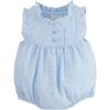 Mud Pie Baby Girls Children’s Blue Check Bubble(Blue Check)