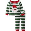 Mud Pie Baby Girls Mini Bardot Dress(Green)