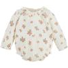 Mud Pie Children’s Crinkle Knit Floral Crawler; 0-3M