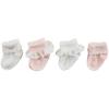 Mud Pie Children’s Pink Foldover Sock Set; 0-6M