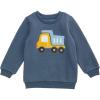 Mud Pie Kids Navy Dumptruck Sweatshirt