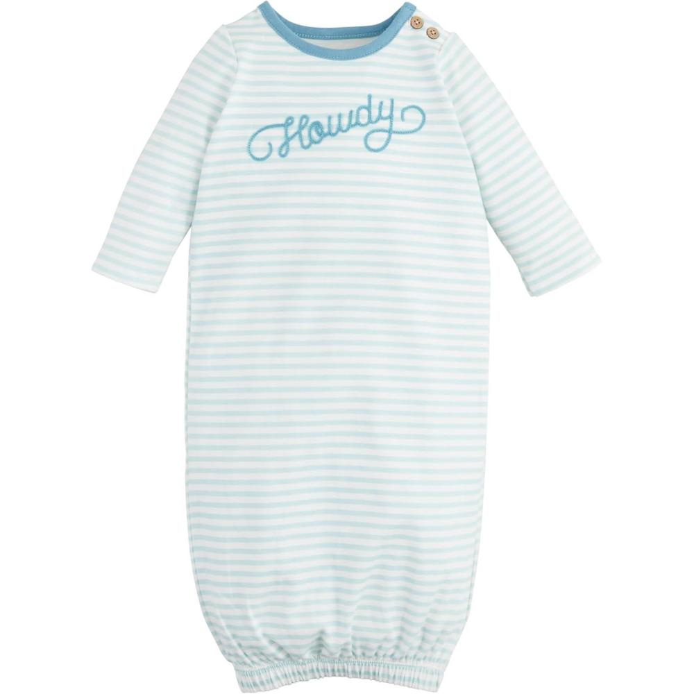 imageMud Pie Childrens Howdy Chainstitch Boy Gown 03M