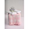 Mud Pie Children’s Pink Scallop Chenille Blanket(Pink Gingham)