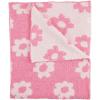 Mud Pie Children’s Pink Chenille Flower Blanket