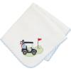 Mud Pie Kids Golf Quilted Blanket; 34″ x 28″