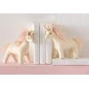 Mud Pie Unicorn Bookend, 8″ x 8″ x 4 1/2″, Multicolor