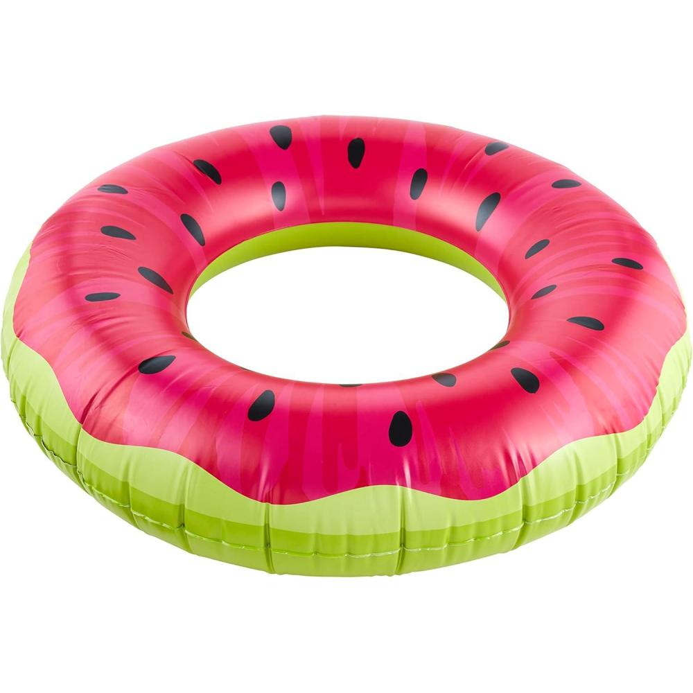 imageMud Pie Fruit Pool Float Pink Watermelon