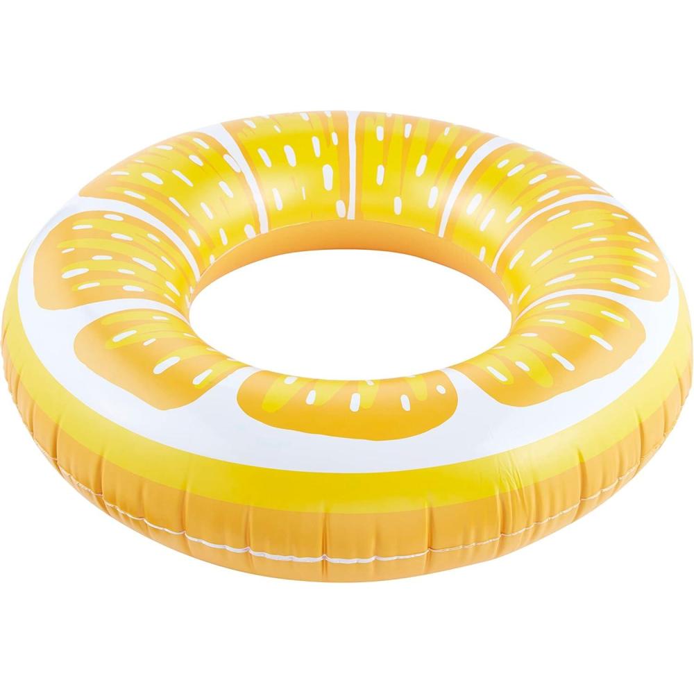 imageMud Pie Fruit Pool Float Yellow Lemon