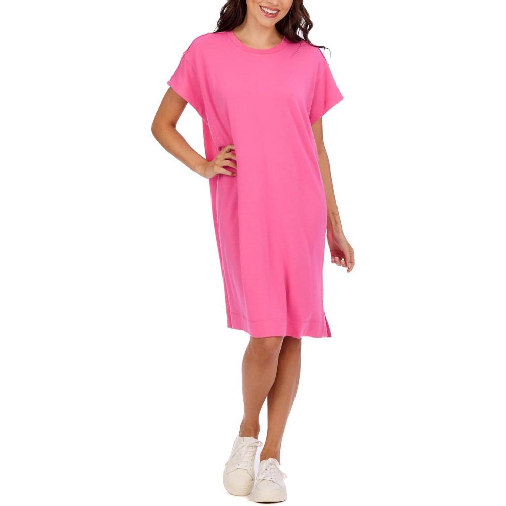 imageMud Pie Womens Dory TShirt DressPink