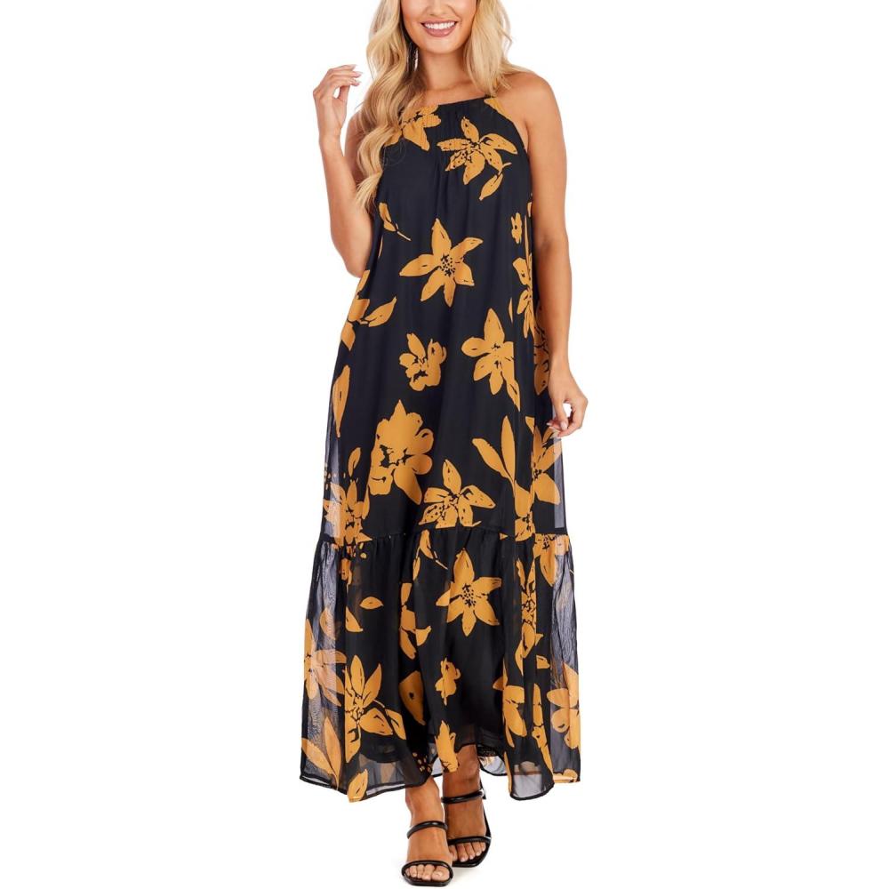 imageMud Pie Womens Kallie Maxi DressBlack